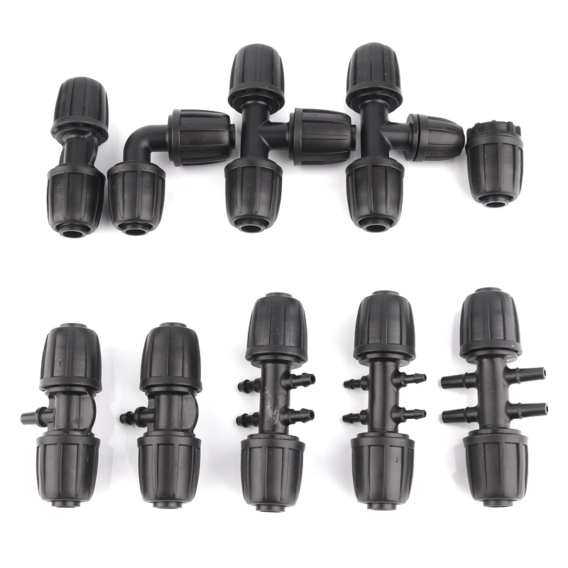 Farming Pipe For Agriculture - 2 pz Nuovo 16mm LDPE Connettori
